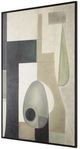 Uttermost® Fair Trade Black/Brown/Gray/Green Geometric Abstract Art-3