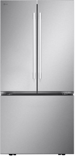 LG 33 in. 25.1 Cu. Ft. PrintProof™ Stainless Steel French Door Refrigerator