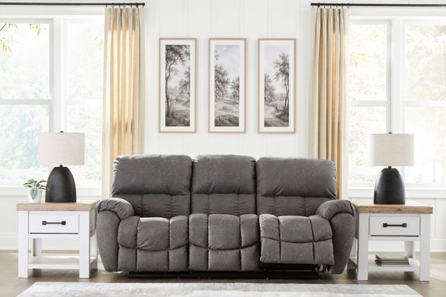 Signature Design by Ashley® Hadrian Pike Galaxy Power Reclining Sofa with Adjustable Headrest -3