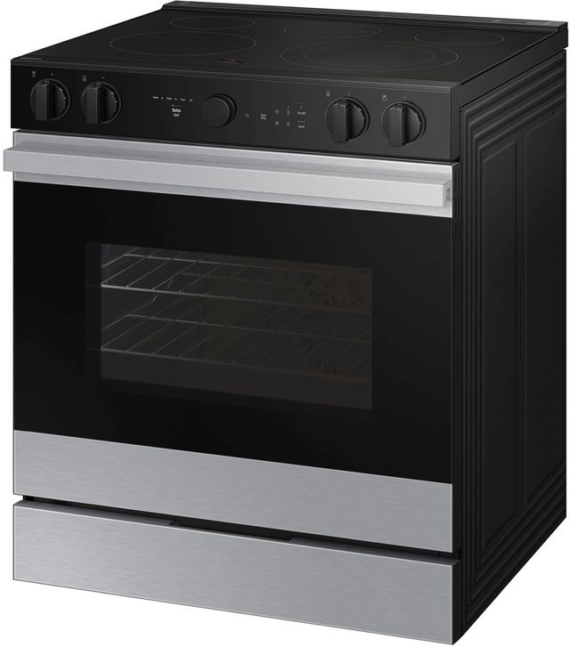 Samsung Bespoke 30" Stainless Steel Slide-In Electric Range-3