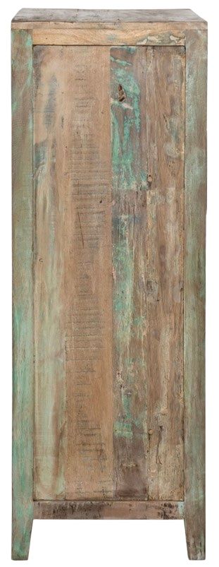 Home Trends & Design Ibiza Vintage Teal Chest-2