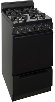 Premier 20" Black Freestanding Gas Range-0
