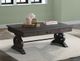 Elements International Stone Smokey Dark Ash Coffee Table-2