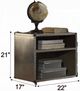 ACME Furniture Brancaster Aluminum Nightstand-2
