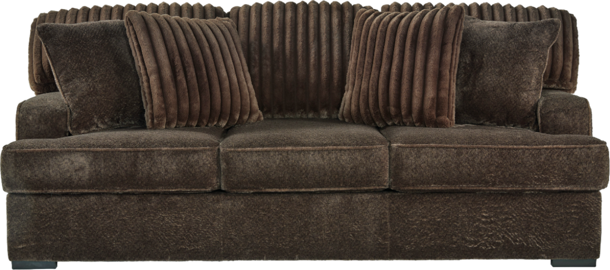 Benchcraft® Aylesworth Chocolate Sofa | Western Living | Furniture
