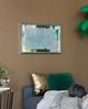 A & B Home Gray/Silver Paper Feather Shadow Box Wall Decor-5