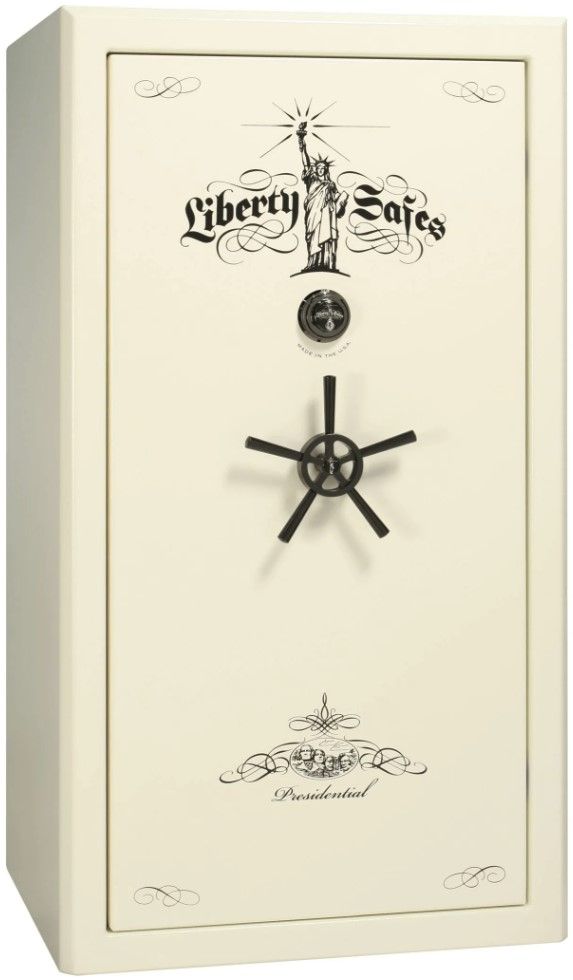 Liberty Safe Presidential White Marble 50 Mechanical Lock Gun Safe-0