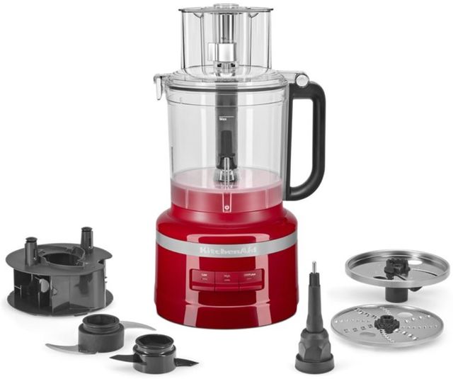 KitchenAid® 13 Cup Empire Red Food Processor-1