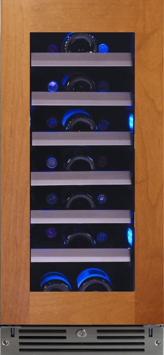XO 15" 3.3 Cu. Ft. Panel Ready Wine Cooler with Right Hinge Glass Door-0