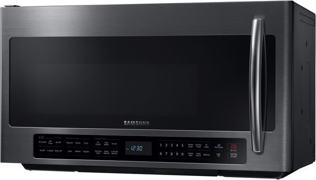 Samsung 2.1 Cu. Ft. Black Stainless Steel Over The Range Microwave-1