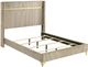 Coaster® Lucia 4-Piece Beige/White Eastern King Bedroom Set-1