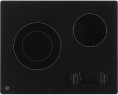 GE 21" Black Electric Cooktop