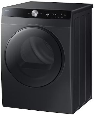 Samsung 5000 Series 4 Cu. Ft. Black Vented Electric Dryer with SmartDial Control-3