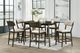 New Classic® Home Furnishings Rex 7-Piece Beige/Walnut Counter Dining Set-1