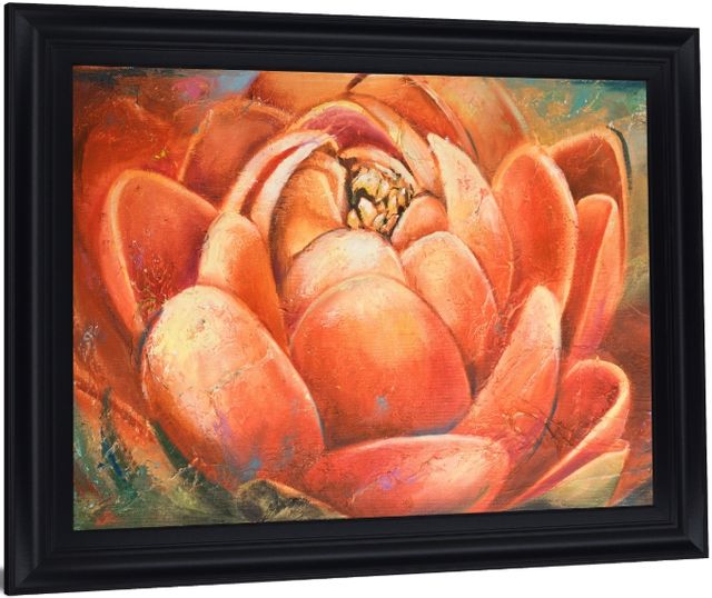 Classy Living Saffron Petal Radiance Wall Art-2