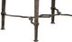 Bassett Mirror Lido Clear Rectangle End Table with Burnished Bronze Base-2