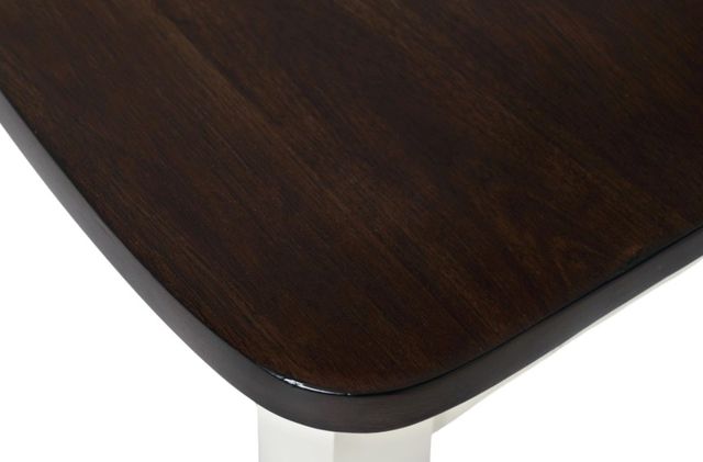 Jofran Inc. Asbury Park Autumn Brown/White X-Back Dining Side Chair-4