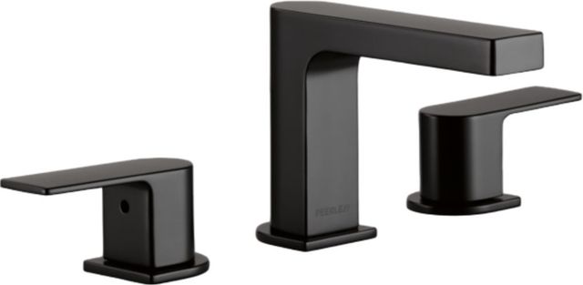 Peerless Xander® Matte Black 2-Handle Widespread Bathroom Faucet-0