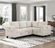 Homelegance® Walterboro 4-Piece Beige L-Shape Sectional-1