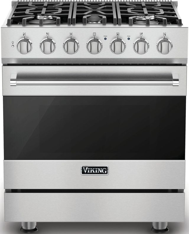 Viking® 3 Series 30" Stainless Steel Pro Style Natural Gas Range