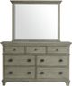 Elements International Crawford Bedroom Gray Dresser-1