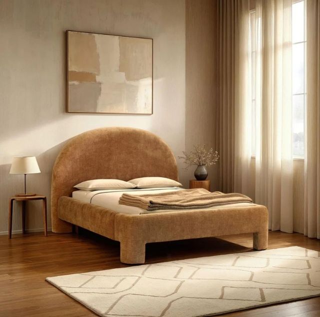 LH Home Nina Chai King Panel Upholstered Bed-2