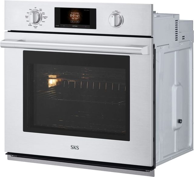 SKS 30" Stainless Steel Single Electric Wall Oven-3