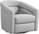 Armen Living Desi Gray Swivel Accent Chair-0