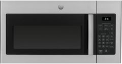 GE® 1.6 Cu. Ft. Black/Stainless Steel Over the Range Microwave