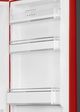 Smeg 50's Retro Style Aesthetic 11.7 Cu. Ft. Red Bottom Freezer Refrigerator-4
