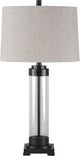 Signature Design by Ashley® Talar Clear/Bronze Glass Table Lamp-0