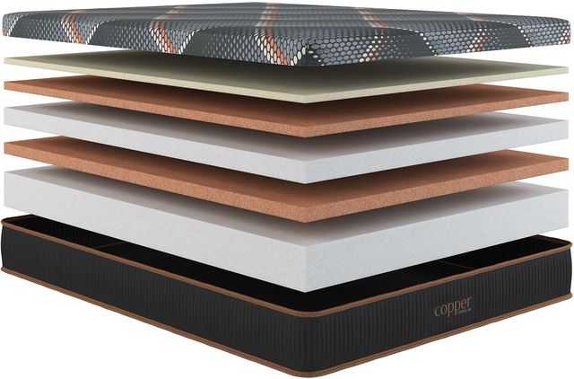 Copper by Spring Air® 13.5" Foam Plush Tight Top Full XL Mattress-2