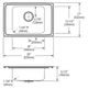 Elkay Lustertone® Classic Lustrous Satin Stainless Steel 25'' x 17'' x 7' Single Bowl Drop-In Classroom ADA Sink-1