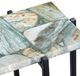 Crestview Collection Dublin Gray/Green Console Table with Black Base-3