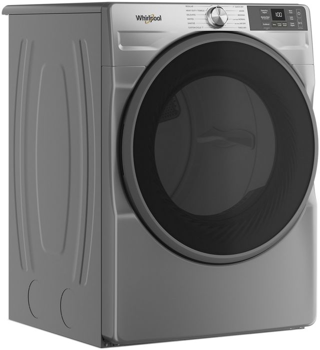 Whirlpool® 7.4 Cu. Ft. Radiant Silver Front Load Electric Dryer with Wrinkle Shield™ Option-4