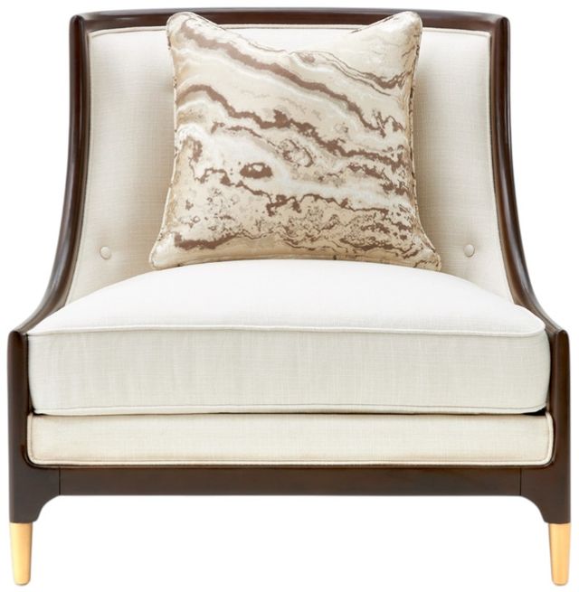 Michael Amini® Belmont Place Espresso Accent Chair-1