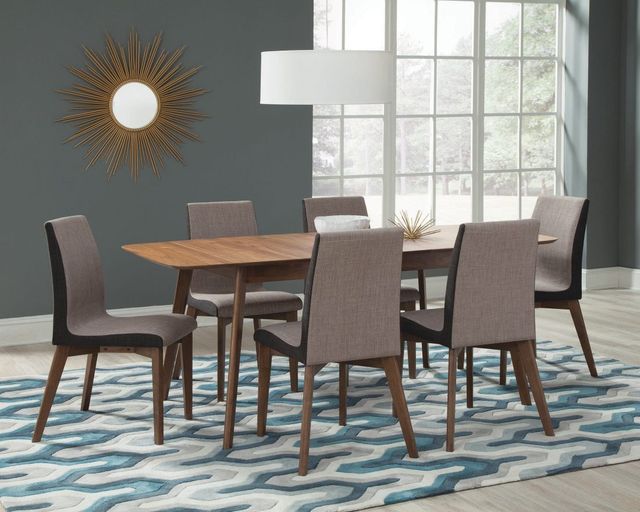 Coaster® Redbridge Natural Walnut Dining Table-3