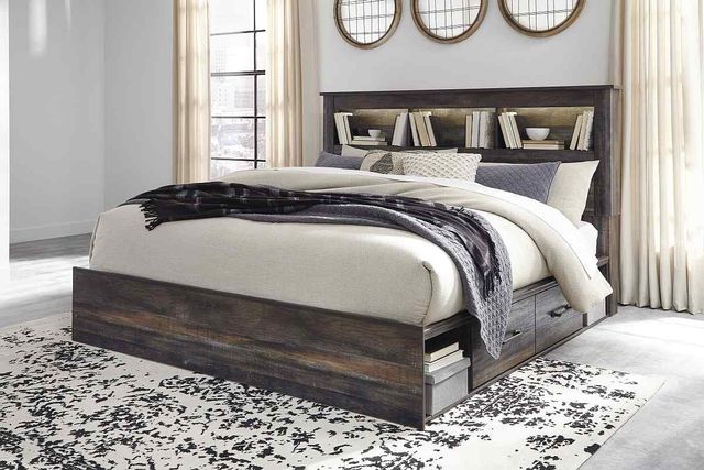 Signature Design by Ashley® Drystan 3-Piece Multi Queen Bookcase Bedroom Set-5