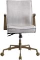 ACME Furniture Attica Vintage White Leather Office Chair-2