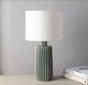 Renwil® Roza Glazed Crackle Olive Table Lamp -3