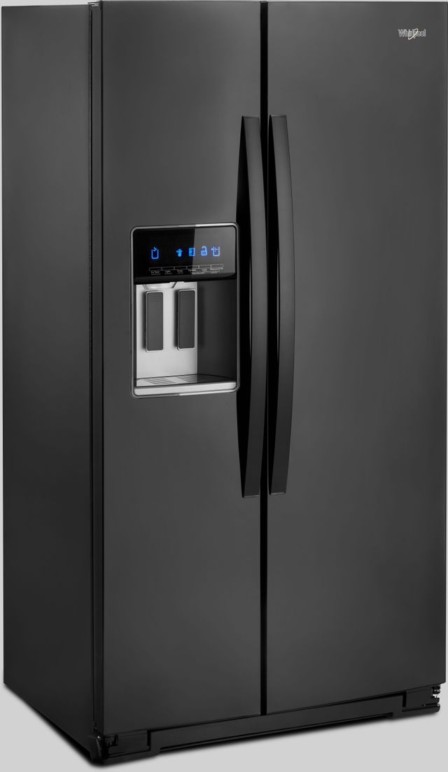 Whirlpool® 36 in. 20.6 Cu. Ft. Black Counter Depth Side-By-Side Refrigerator-2