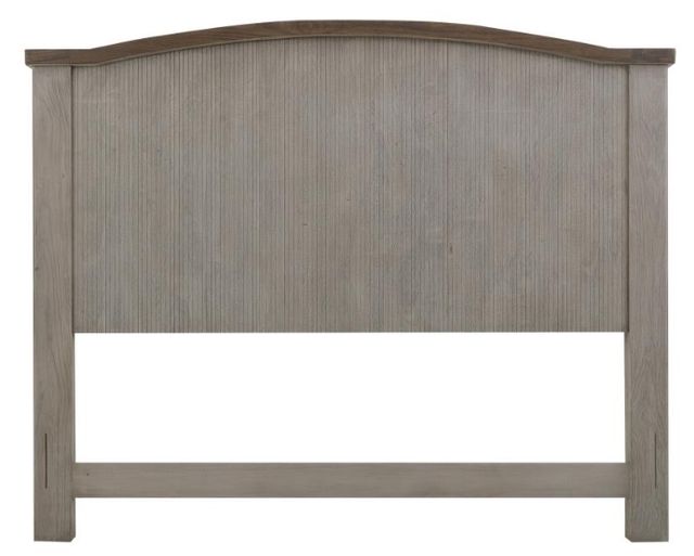 International Furniture Direct Ridge Gray Queen Panel Bed-2