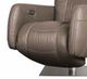 Fornirama 72 Brown Power Swivel Recliner with Power Adjustable Headrest-1