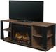 Dimplex® Arlo Walnut Media Console Electric Fireplace-2