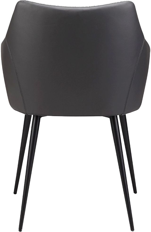 Moe's Home Collection Beckett Grey Dining Arm Chair-2