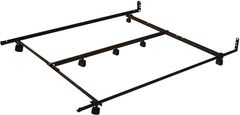 Beaudoin Black Low Profile Bed Frame