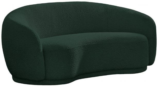 Meridian Furniture Hyde Green Boucle Fabric Loveseat-0