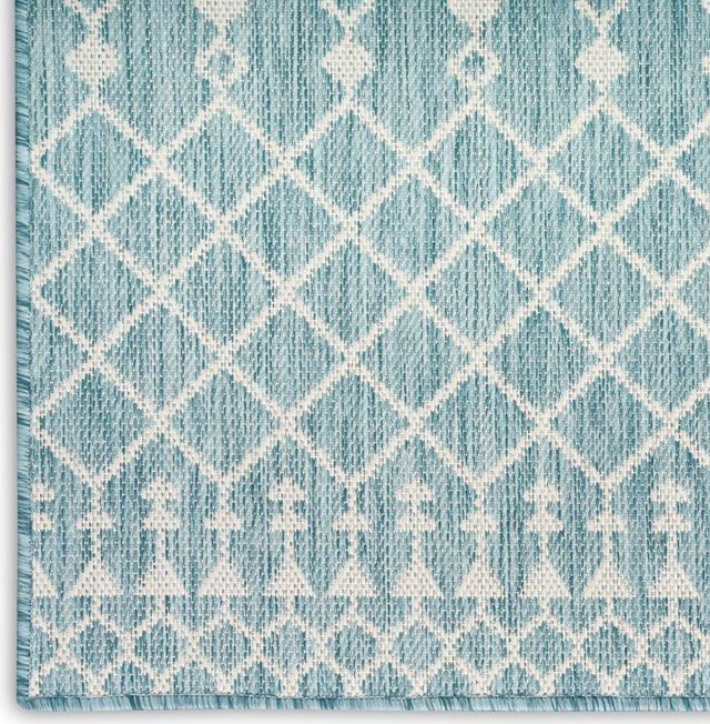 Nourison Home™ Positano Aqua 5'x7' Area Rug Style 1-3