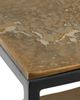 Currey & Company Lathi Brass Console Table with Black Base-3