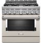 KitchenAid® 36" Milkshake Smart Pro Style Gas Range-0